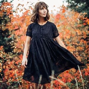 Piper & Scoot - Ellie Dress in Black - Medium